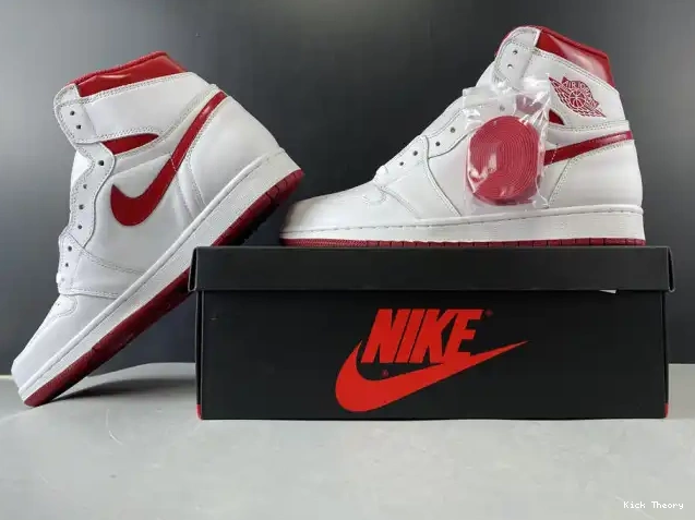 Kicktheory (2017) Metallic Air 1 Jordan Retro Red 555088-103 0523